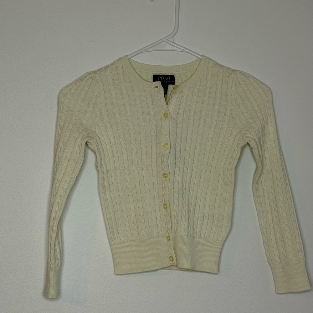Polo by Ralph Lauren Cream Kids Sweater